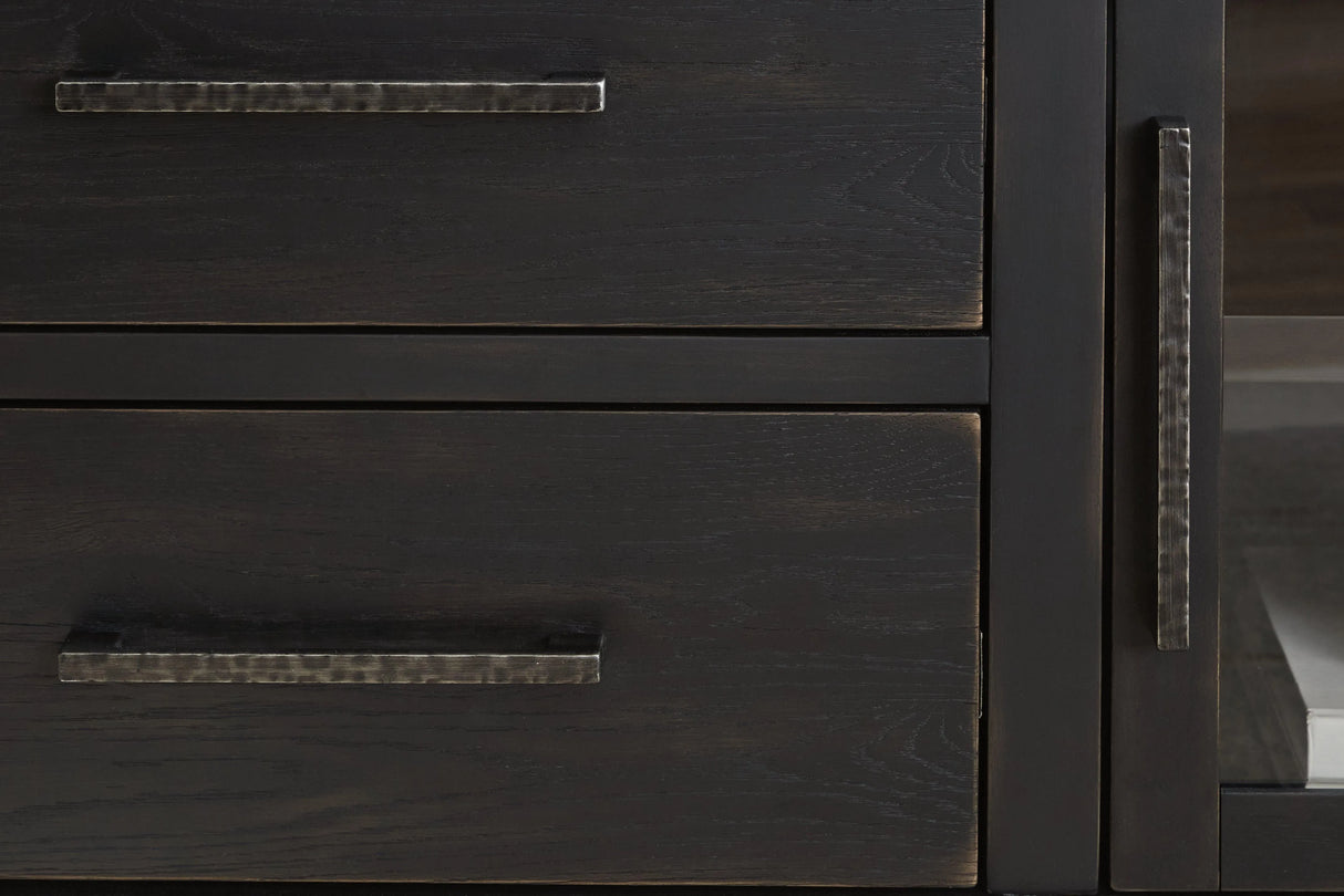 Galliden Black 80" TV Stand by Ashley at Eve Furniture
