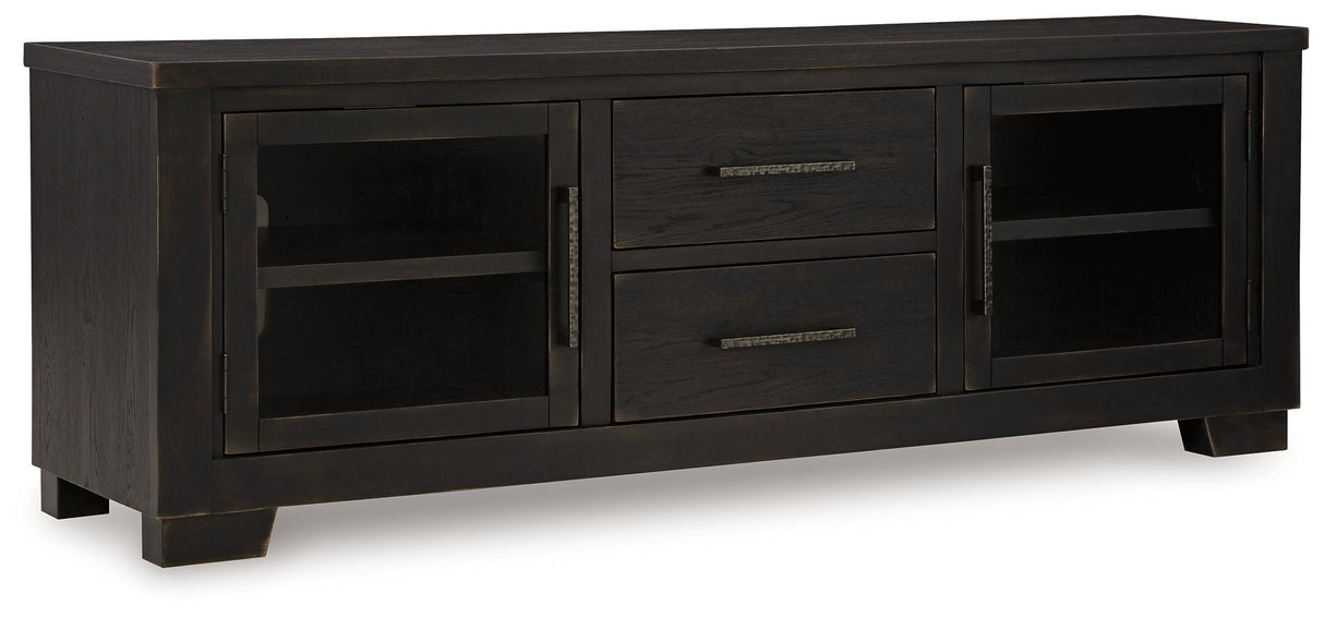 Galliden Black 80" TV Stand by Ashley at Eve Furniture