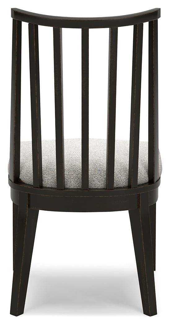 Galliden Black Dining Chair, Set of 2 by Ashley at Eve Furniture
