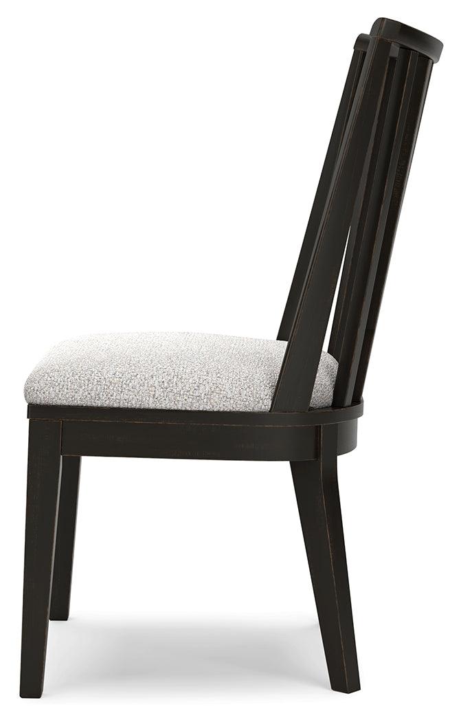 Galliden Black Dining Chair, Set of 2 by Ashley at Eve Furniture