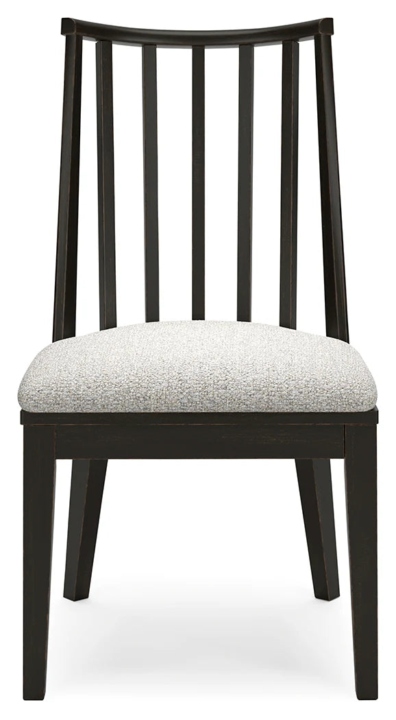 Galliden Black/Brown Extendable Dining Table and 10 Chairs by Ashley at Eve Furniture
