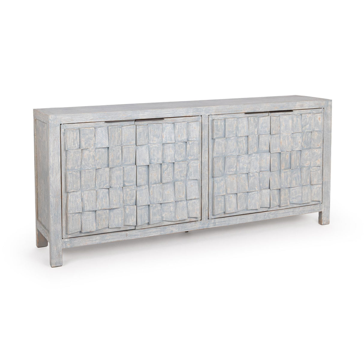 Gama 4 Door Cabinet - Blue Washed by Classic Home at Eve Furniture