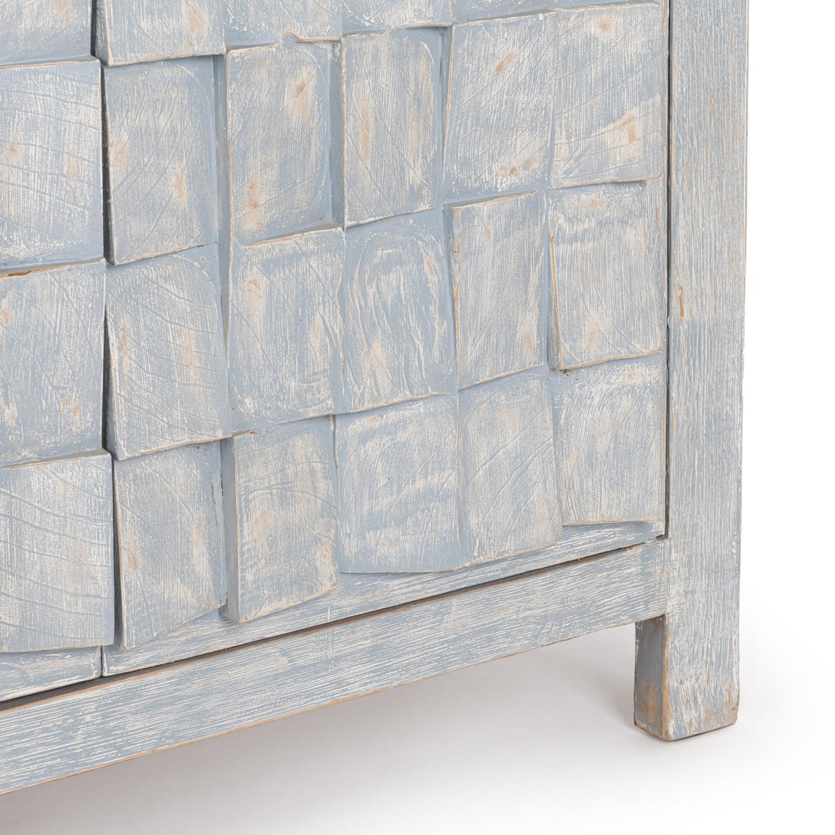 Gama Blue Washed 4 Door Cabinet by Classic Home at Eve Furniture