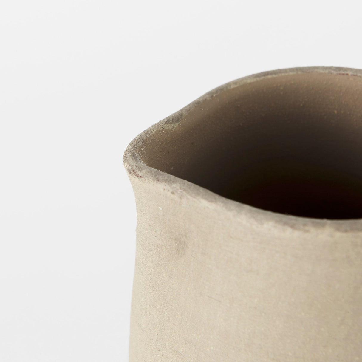 Garand Large Two-Toned Black/Natural Ceramic Jug by Mercana at Eve Furniture
