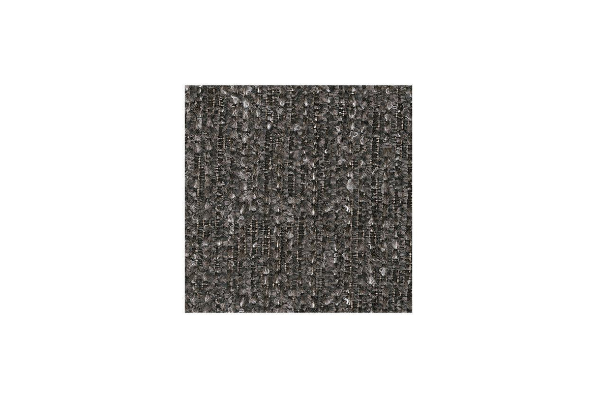 Gardiner Pewter Sofa Chaise and Ottoman by Ashley at Eve Furniture