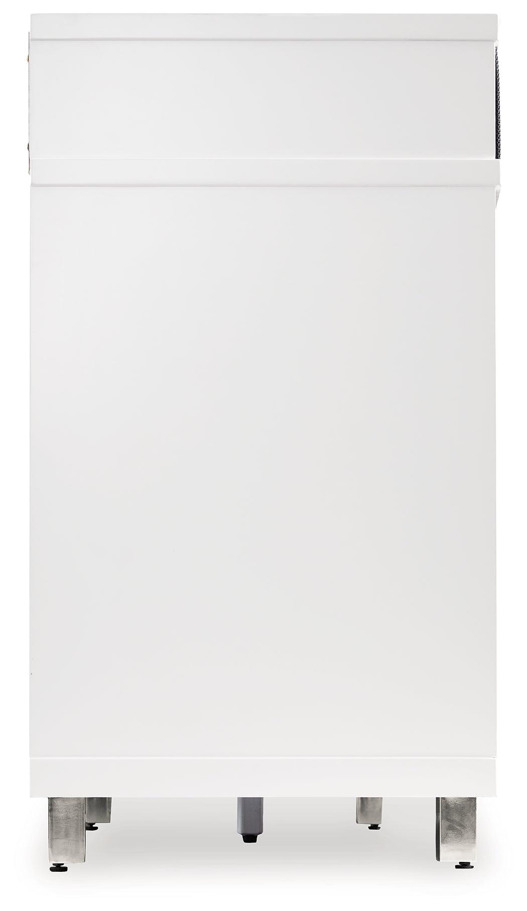 Gardoni White/Black 72" TV Stand by Ashley at Eve Furniture