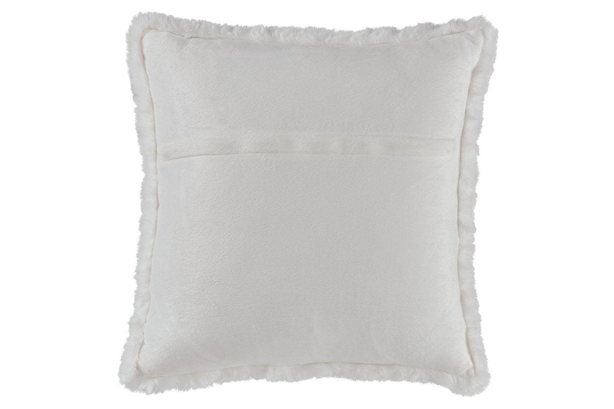 Gariland White Pillow by Ashley at Eve Furniture