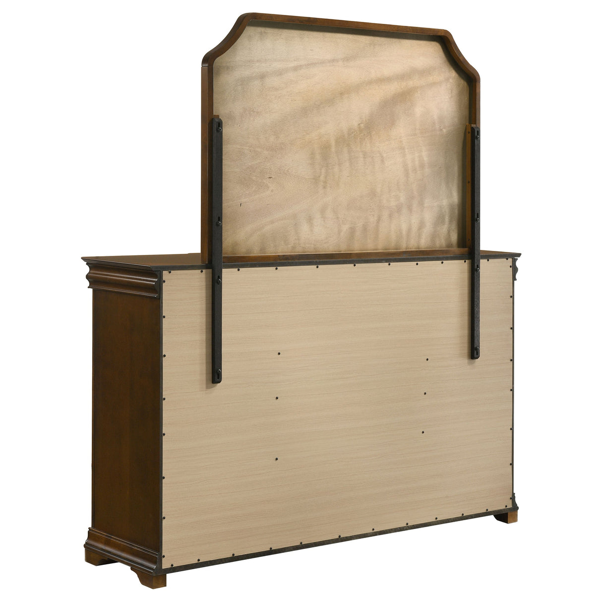 Garland Brown Cherry 11-drawer Bedroom Dresser with Mirror by Coaster at Eve Furniture