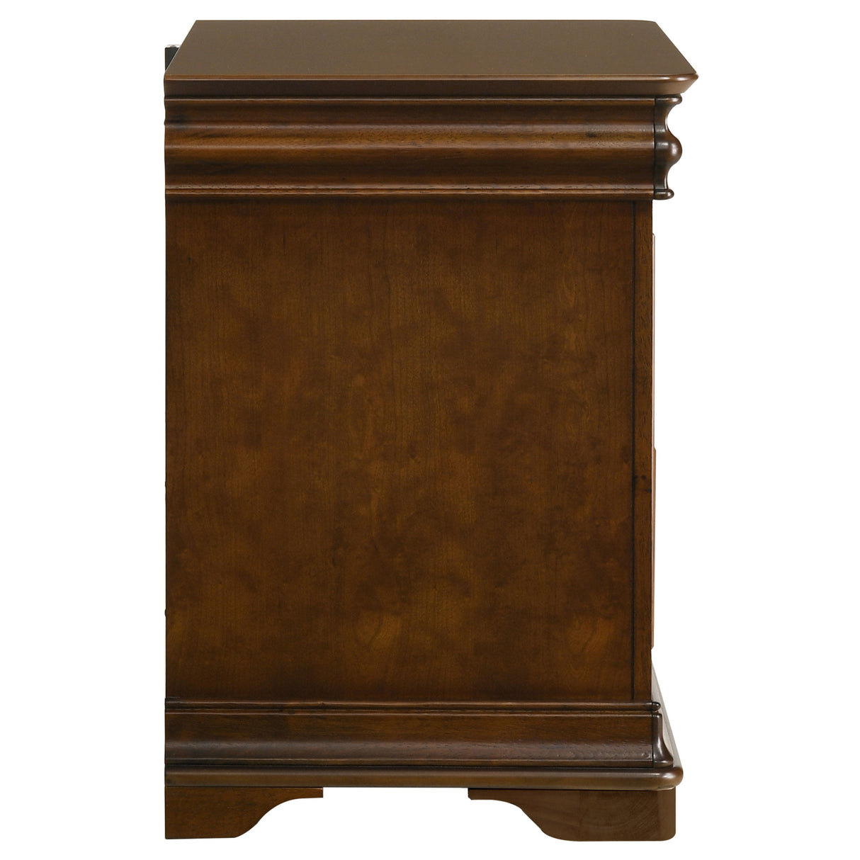 Garland Brown Cherry 3-drawer Nightstand Bedside Table by Coaster at Eve Furniture
