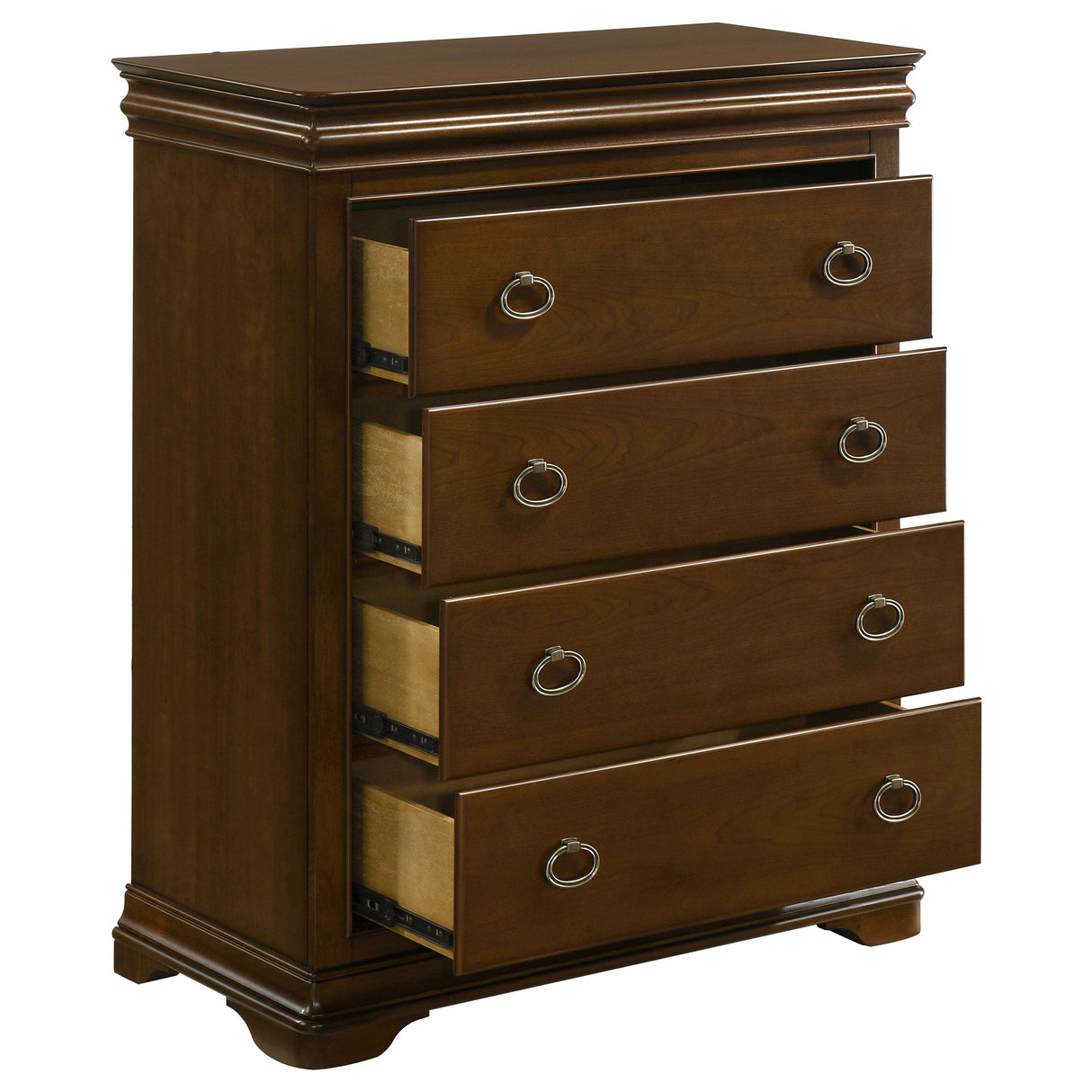 Garland Brown Cherry 4-drawer Bedroom Chest of Drawers by Coaster at Eve Furniture