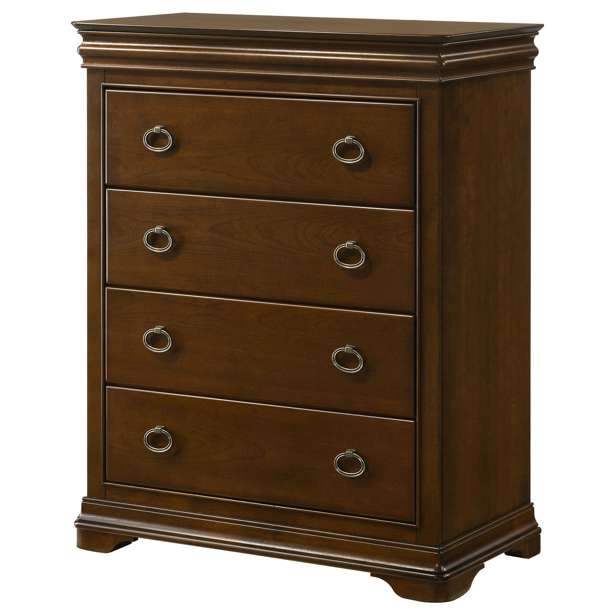 Garland Brown Cherry 4-drawer Bedroom Chest of Drawers by Coaster at Eve Furniture