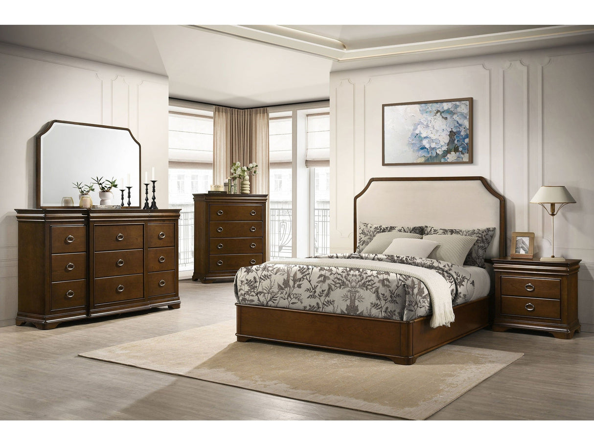 Garland Brown Cherry 5-piece Queen Bedroom Set by Coaster at Eve Furniture