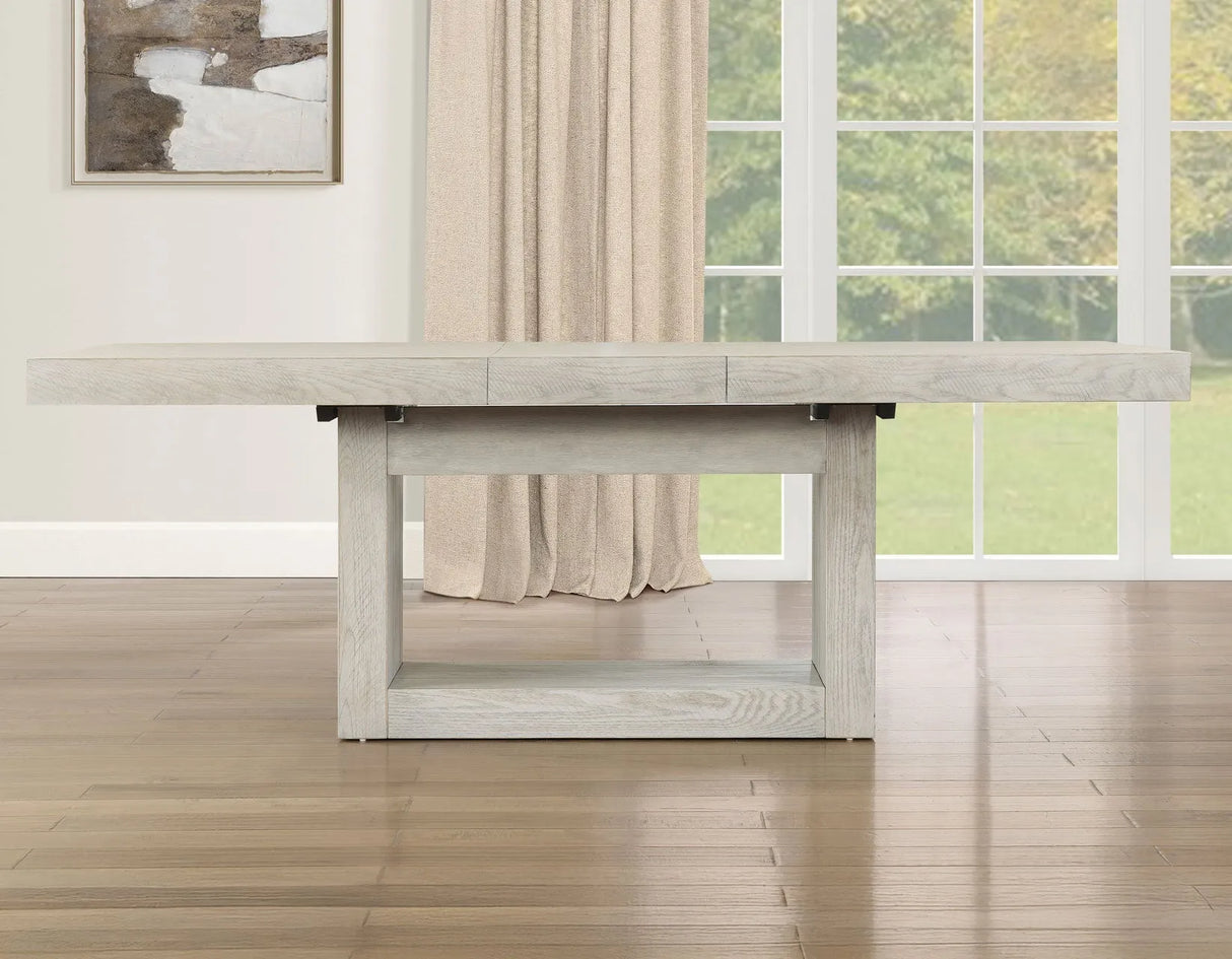 Garland Distressed Greige Dining Room Set by Steve Silver at Eve Furniture