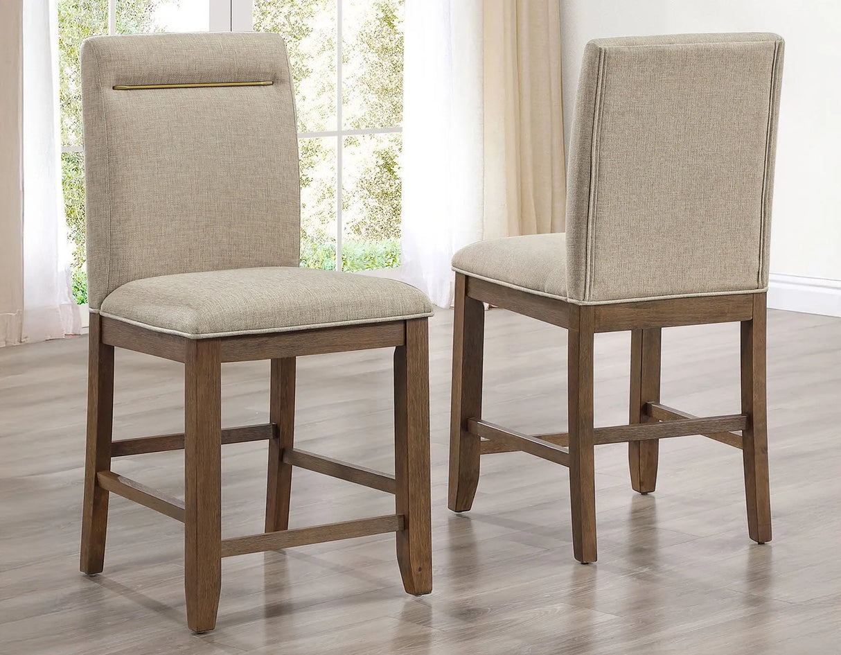 Garland Distressed Toffee Counter Height Dining Set by Steve Silver at Eve Furniture