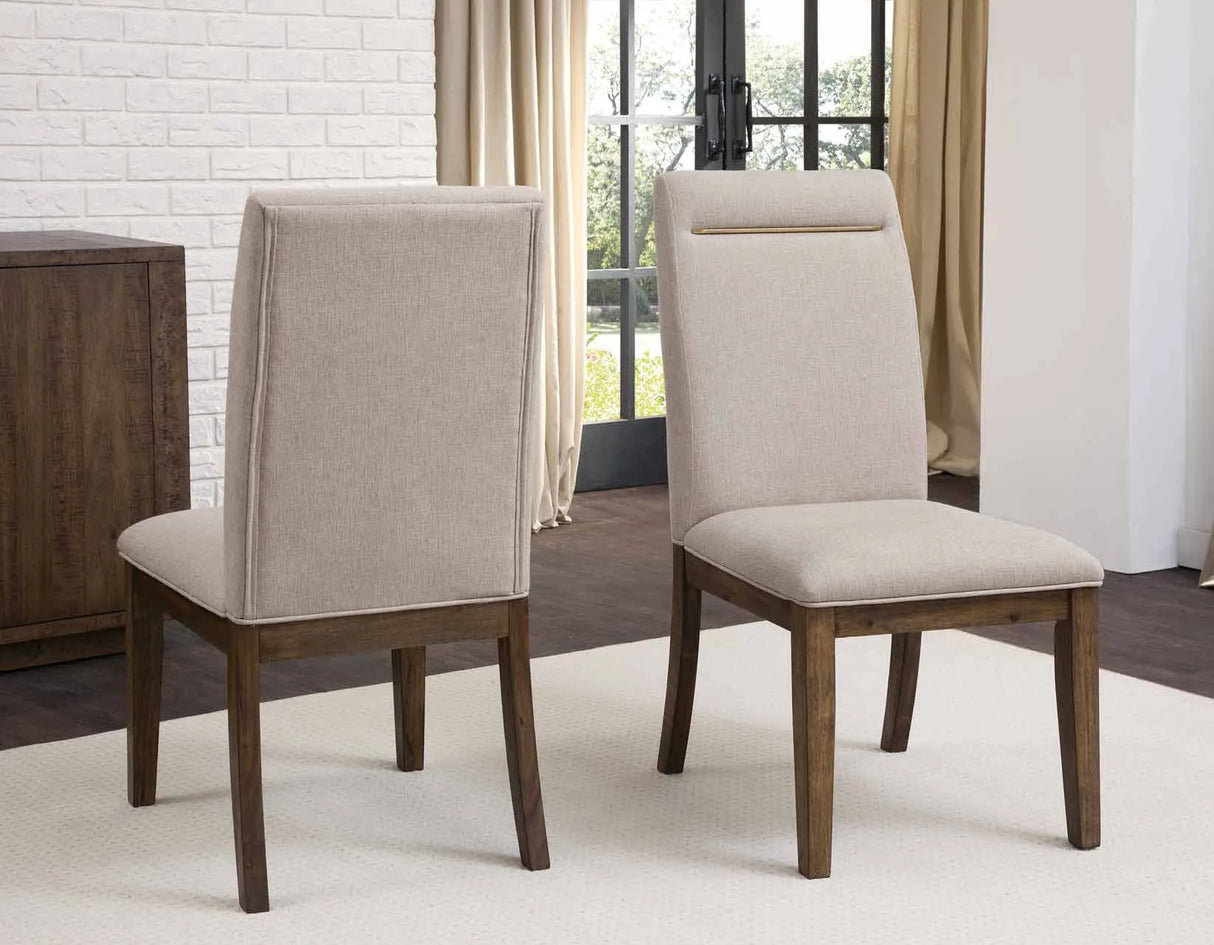 Garland Distressed Toffee Dining Room Set by Steve Silver at Eve Furniture