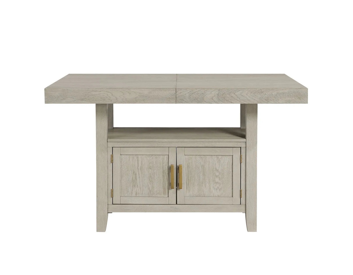 Garland Greige Counter Height Dining Set by Steve Silver at Eve Furniture