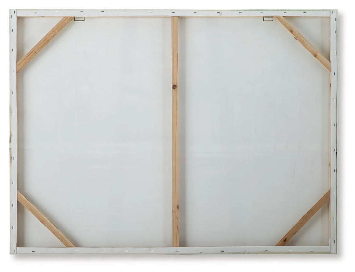 Garlenridge Green/Tan/White Wall Art by Ashley at Eve Furniture