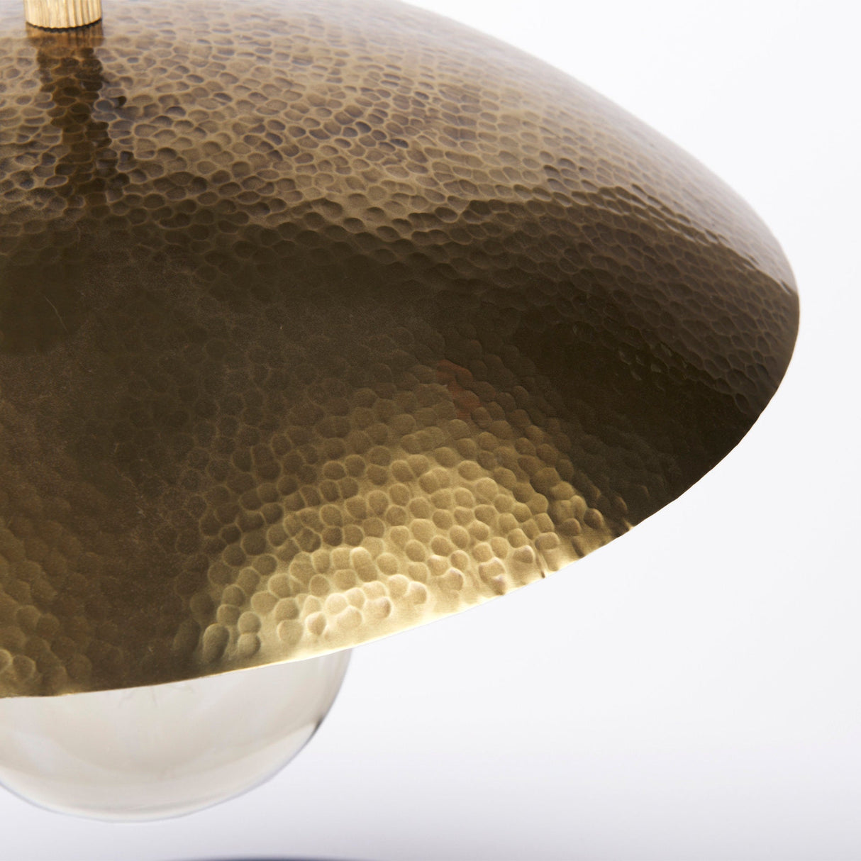 Garnet Gold Hammered Metal Pendant Light by Mercana at Eve Furniture