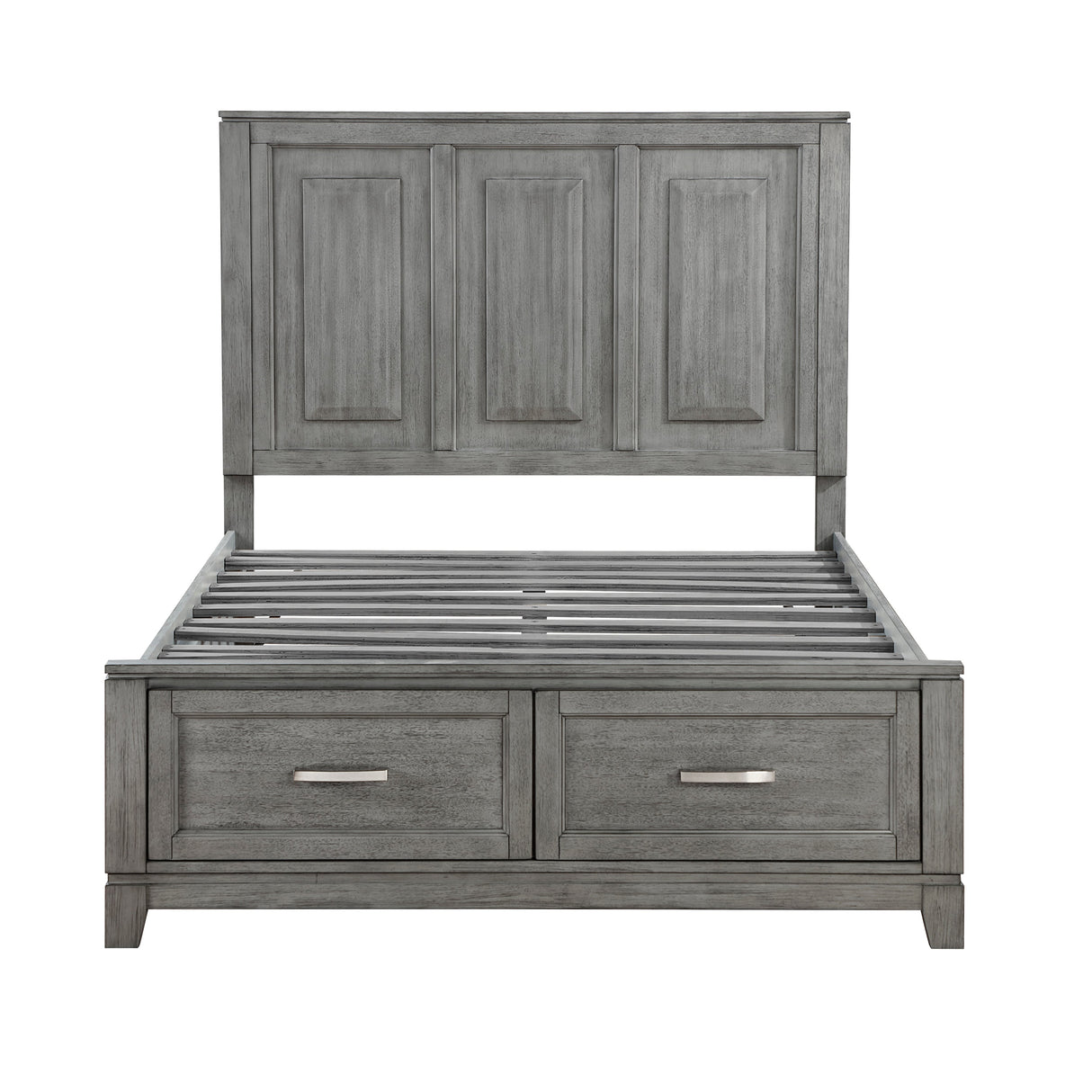 Garretson Gray Full Storage Platform Bed by Homelegance at Eve Furniture