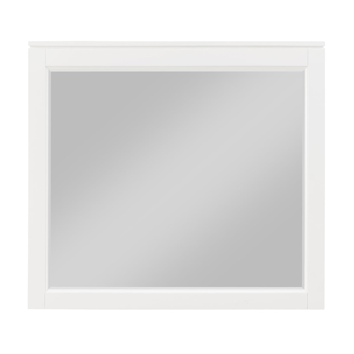 Garretson White Mirror (Mirror Only) by Homelegance at Eve Furniture