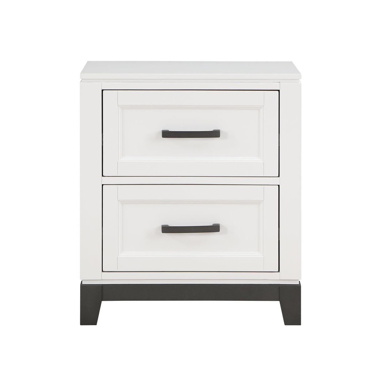 Garretson White Nightstand by Homelegance at Eve Furniture