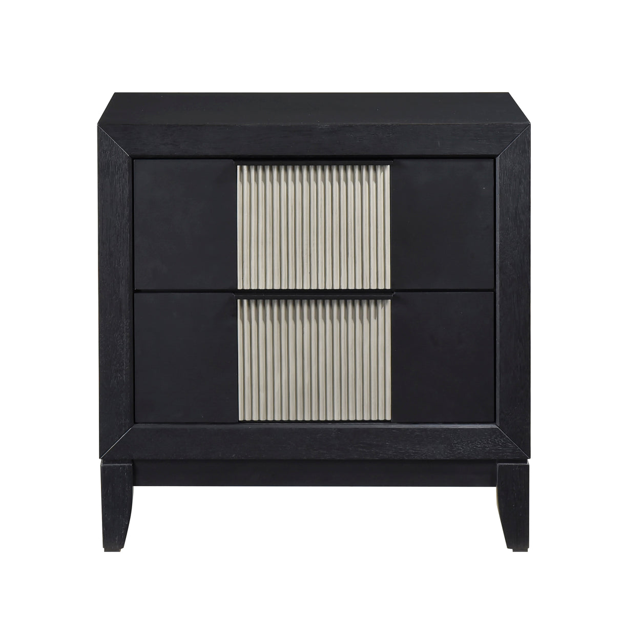Garrison Charcoal & Gray Nightstand by Homelegance at Eve Furniture