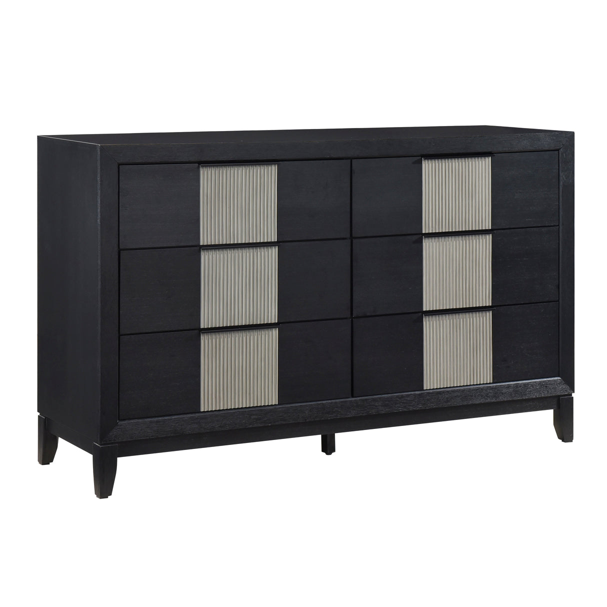 Garrison Charcoal/Gray LED Panel Bedroom Set by Homelegance at Eve Furniture