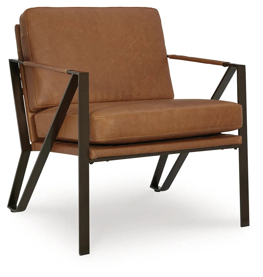 Garronmont Caramel Accent Chair by Ashley at Eve Furniture