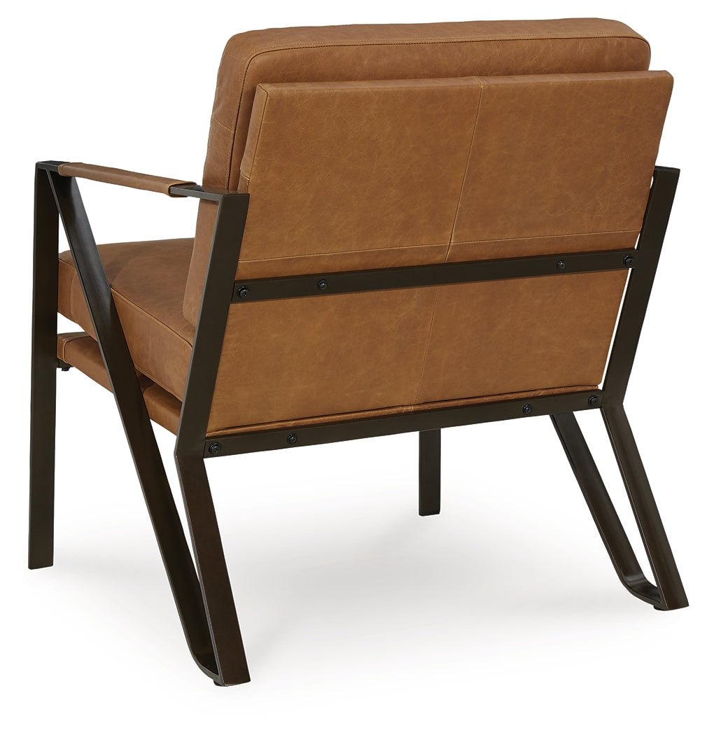Garronmont Caramel Accent Chair by Ashley at Eve Furniture