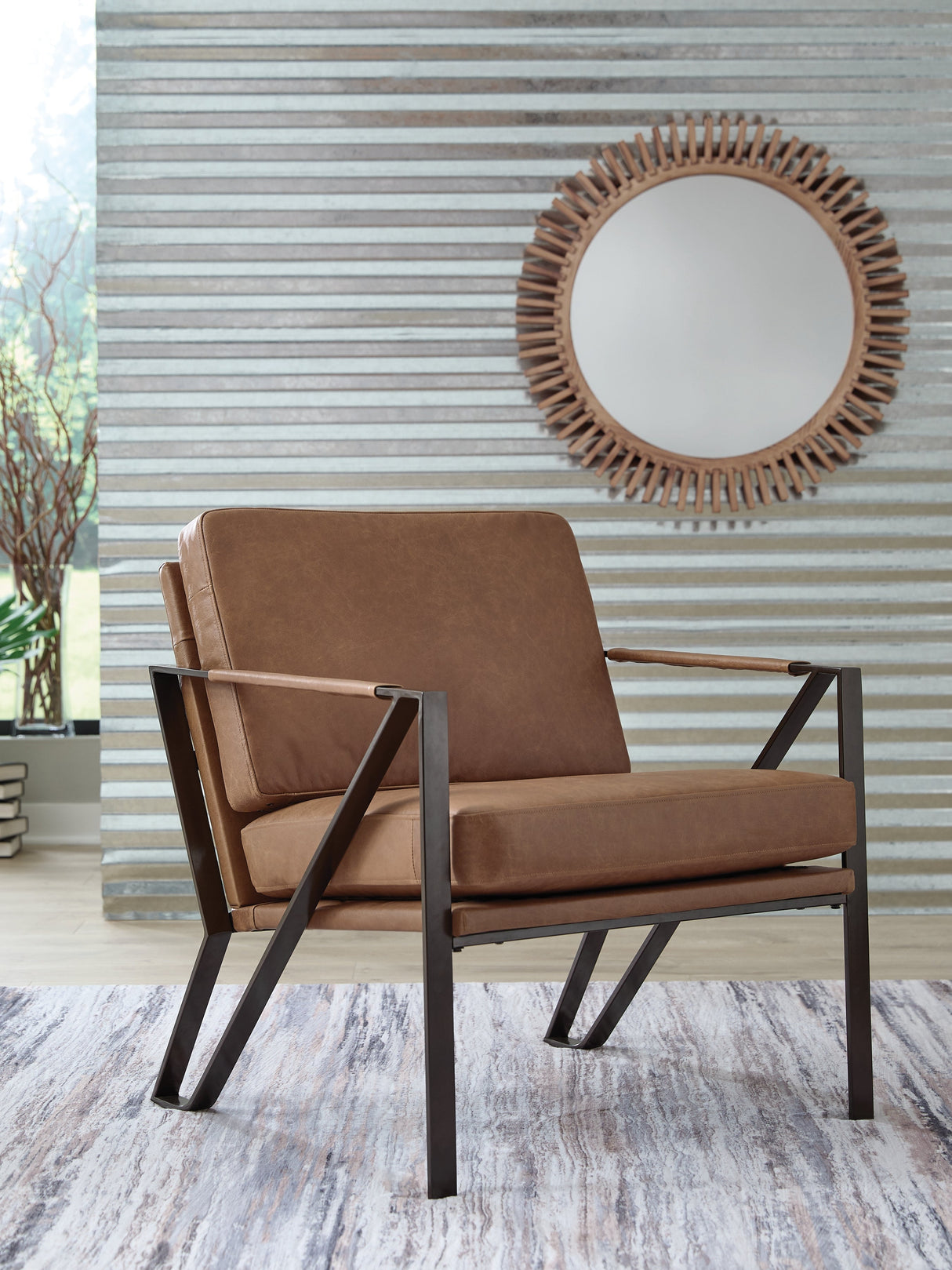 Garronmont Caramel Accent Chair by Ashley at Eve Furniture