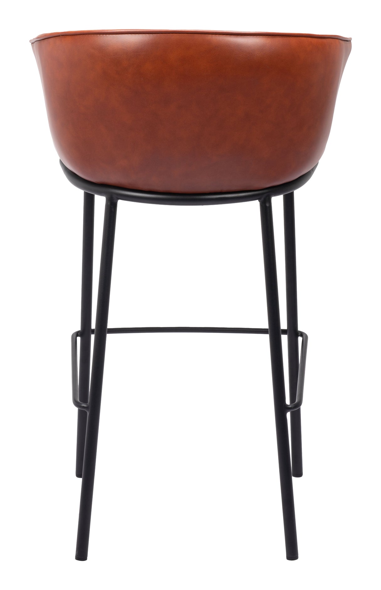 Garston Brown Barstool by Zuomod at Eve Furniture