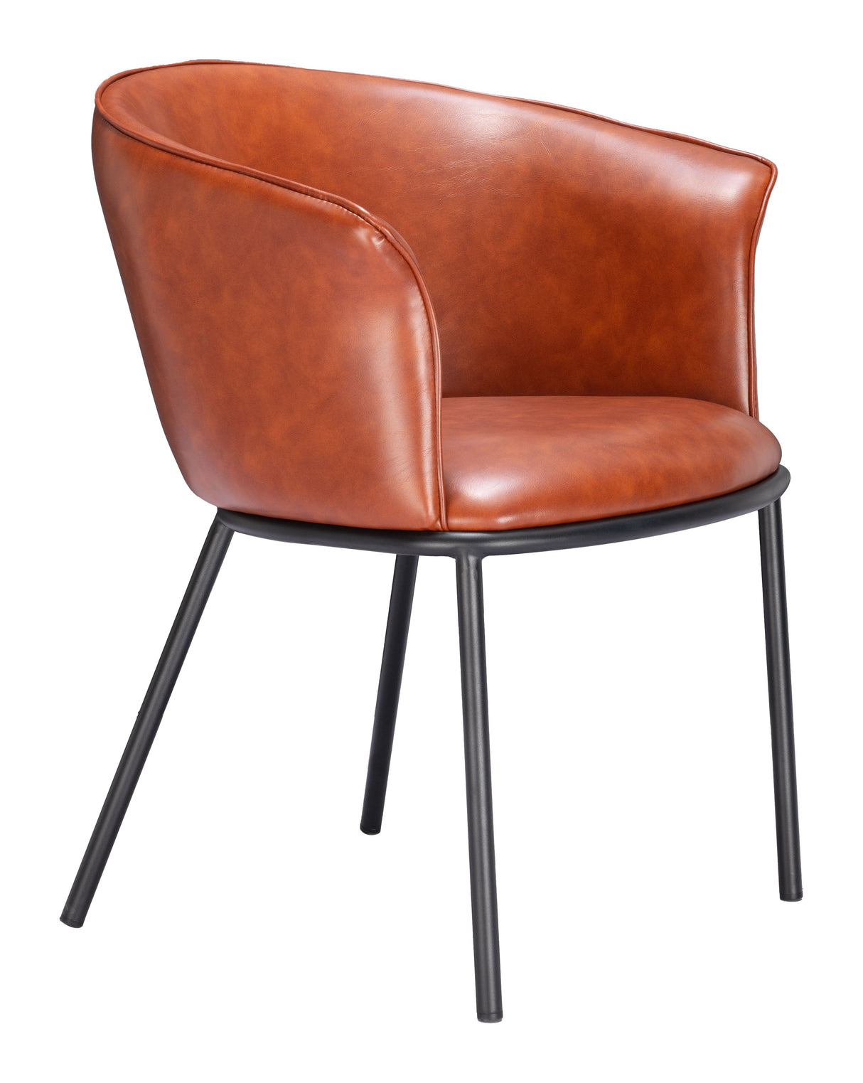 Garston Brown Dining Chair by Zuomod at Eve Furniture