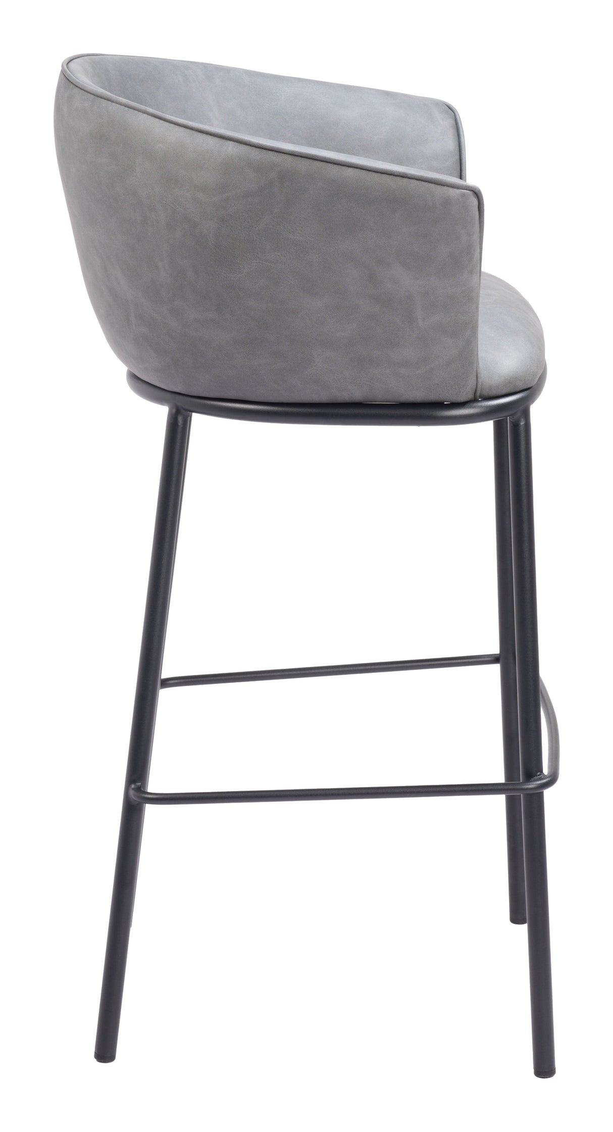 Garston Gray Barstool by Zuomod at Eve Furniture