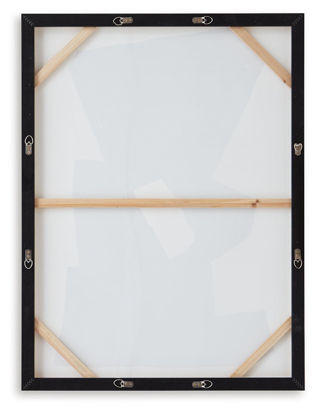 Garviery Black/Cream Wall Art by Ashley at Eve Furniture