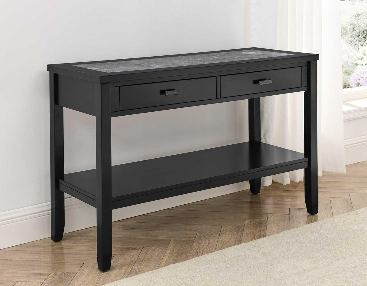 Garvine Sintered Stone Sofa Table by Steve Silver at Eve Furniture