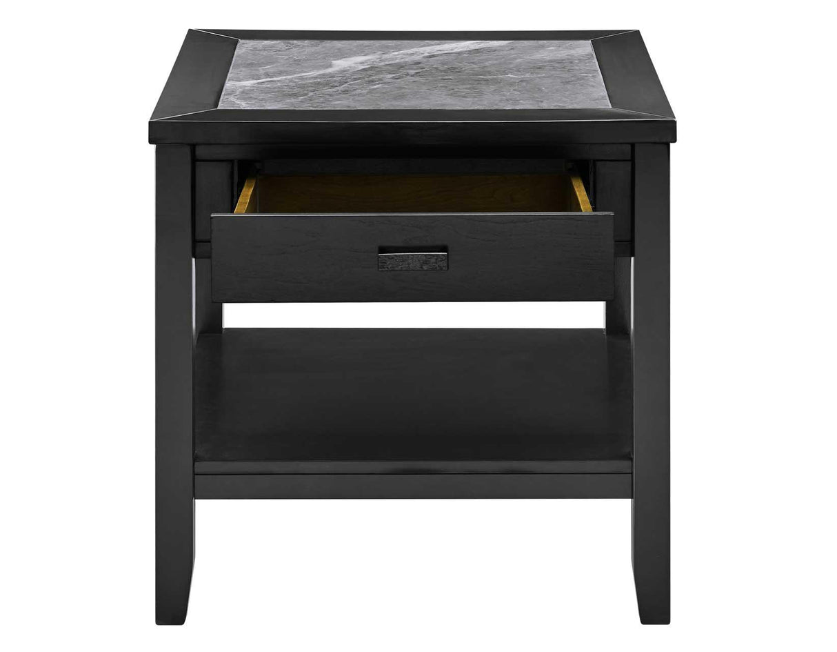 Garvine 3-Piece Sintered Stone Table Set by Steve Silver at Eve Furniture