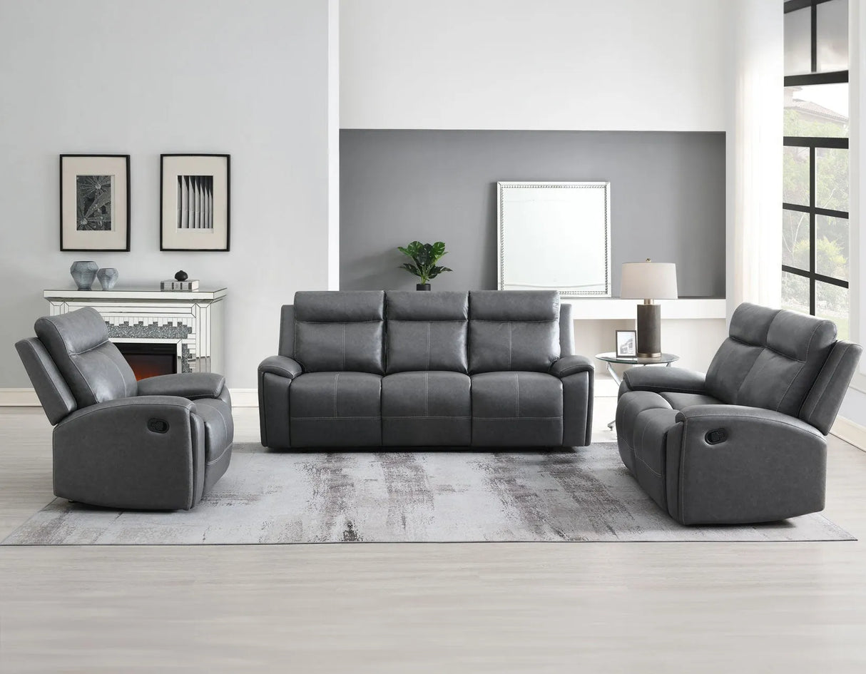 Gaston Reclining Sofa with Drop-Down Console by Steve Silver at Eve Furniture