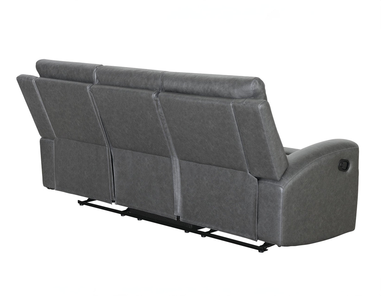 Gaston Reclining Sofa with Drop-Down Console by Steve Silver at Eve Furniture