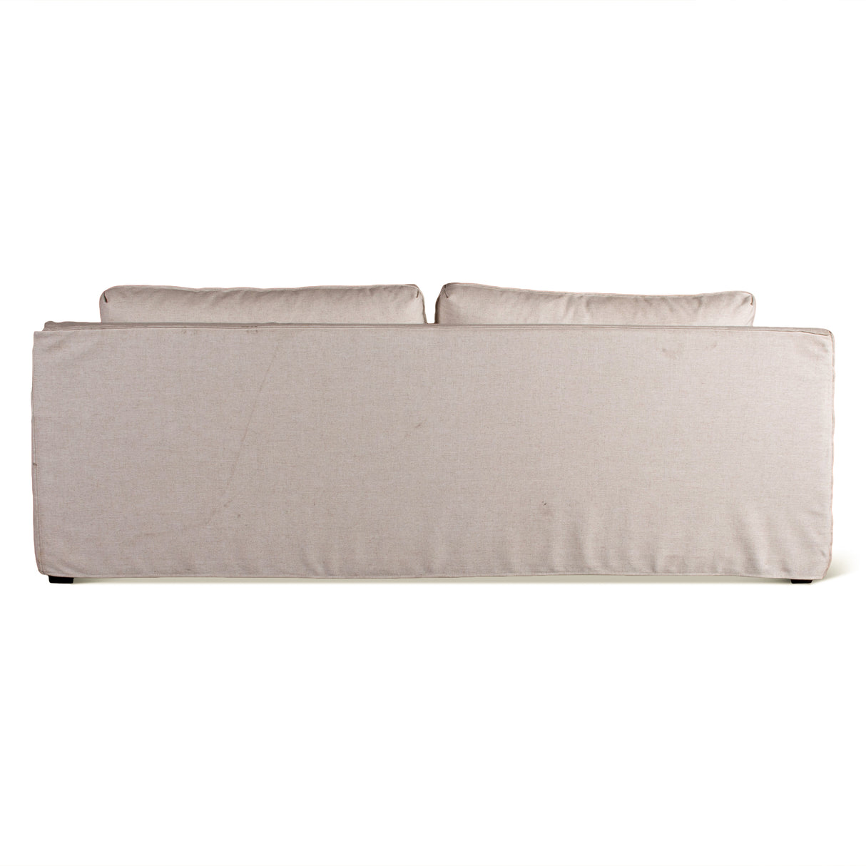 Gatsby Palladium Sofa in White Linen Slipcover by Home Trends & Design at Eve Furniture