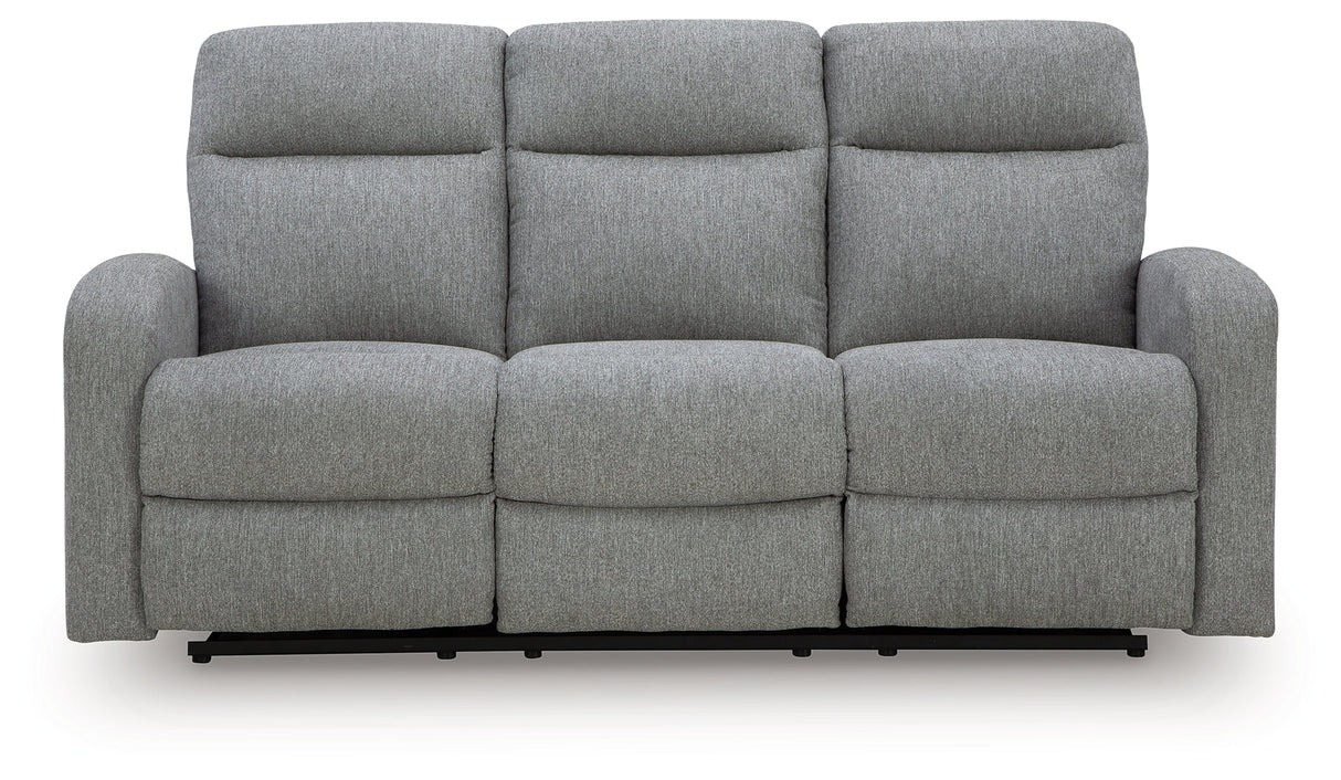 Gauntlet Sterling Manual Reclining Sofa by Ashley at Eve Furniture