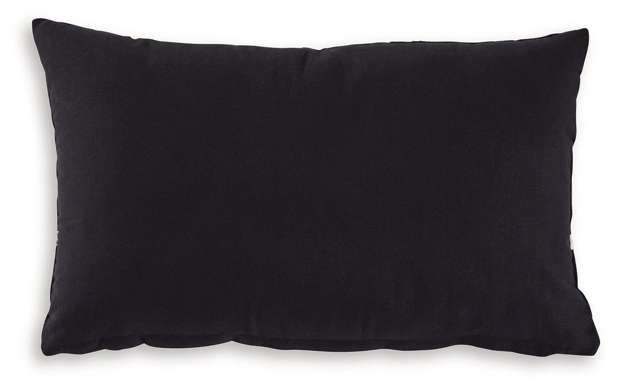 Gavrileigh Black/Gray/Ivory Pillow (Set of 4) by Ashley at Eve Furniture