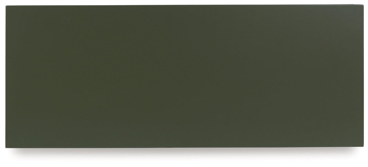 Geirwood Dark Green Accent Cabinet by Ashley at Eve Furniture