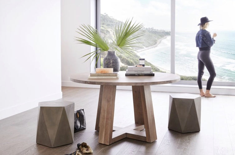 Gem Outdoor Stool Dark Grey by Moe's Home at Eve Furniture