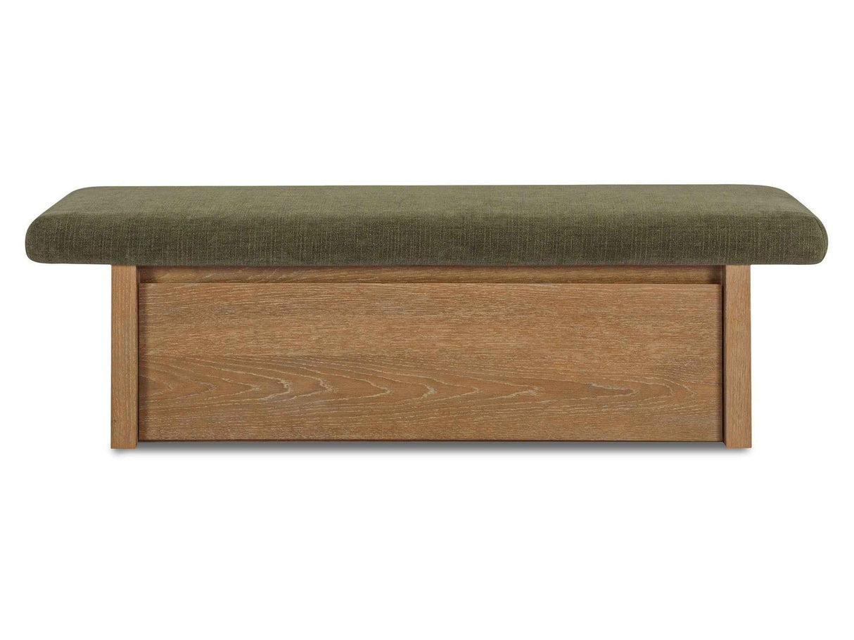 Gemma Dark Green Storage Bench