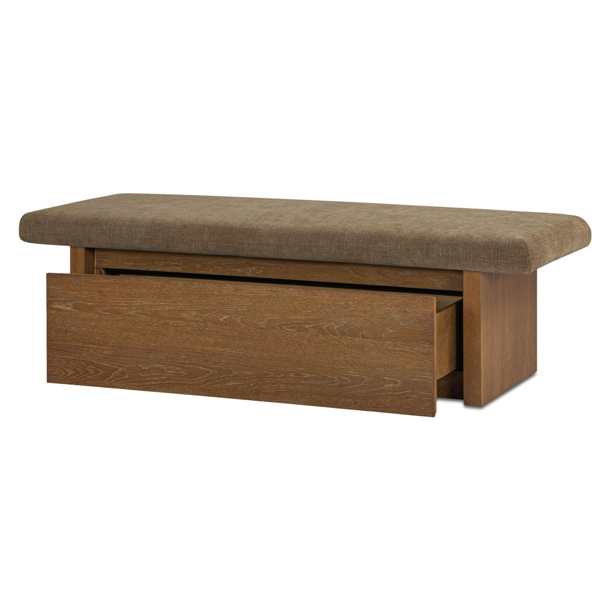 Gemma Taupe Storage Bench by Moe's Home at Eve Furniture