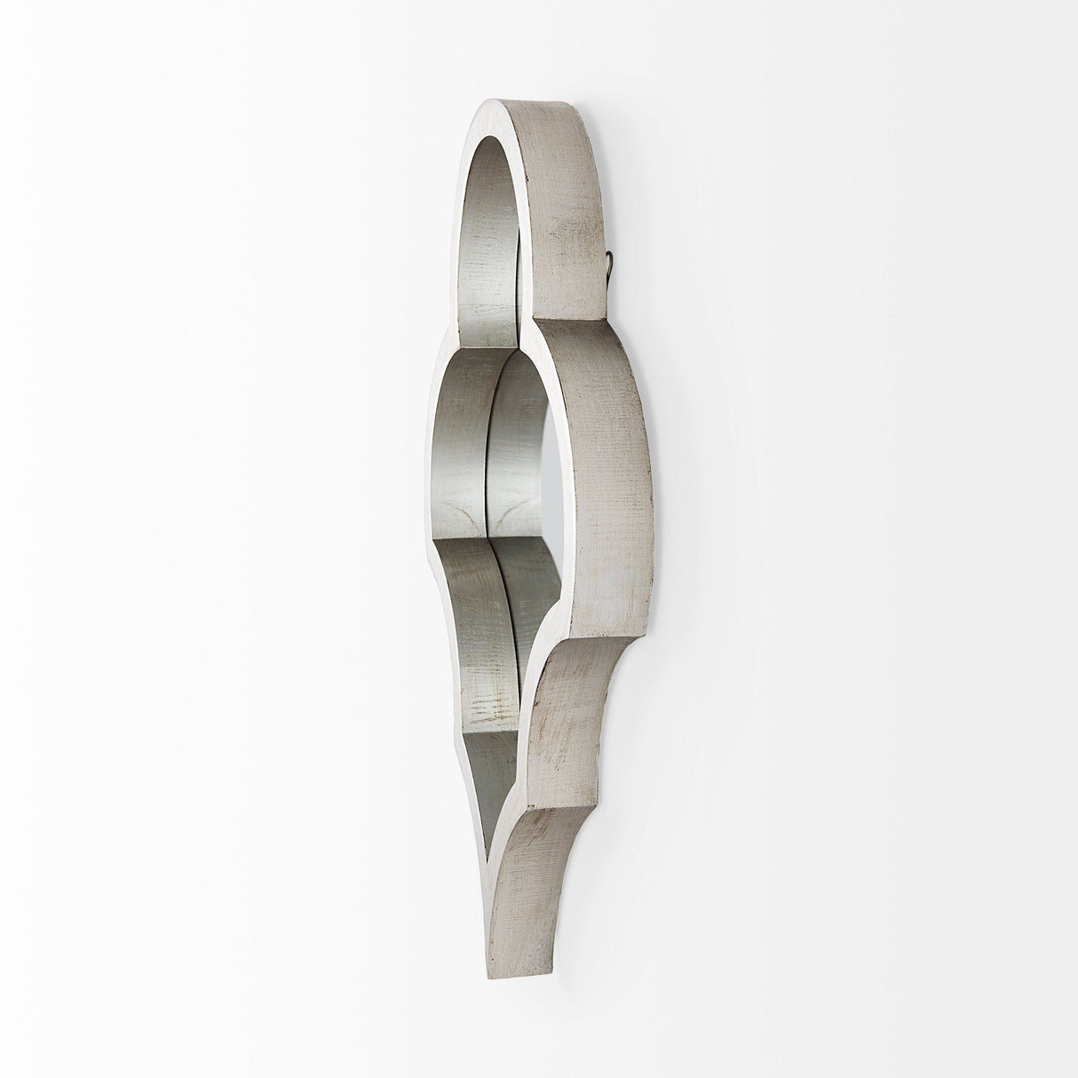 Geneva Silver Wood Frame Mirror by Mercana at Eve Furniture