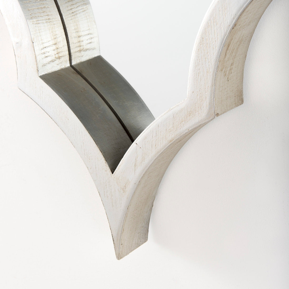 Geneva Silver Wood Frame Mirror by Mercana at Eve Furniture