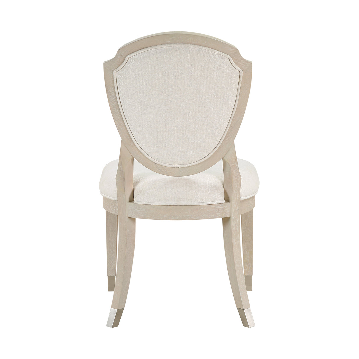 Genoa Light Oak/Ivory Dining Side Chair, Set of 2 by Homelegance at Eve Furniture
