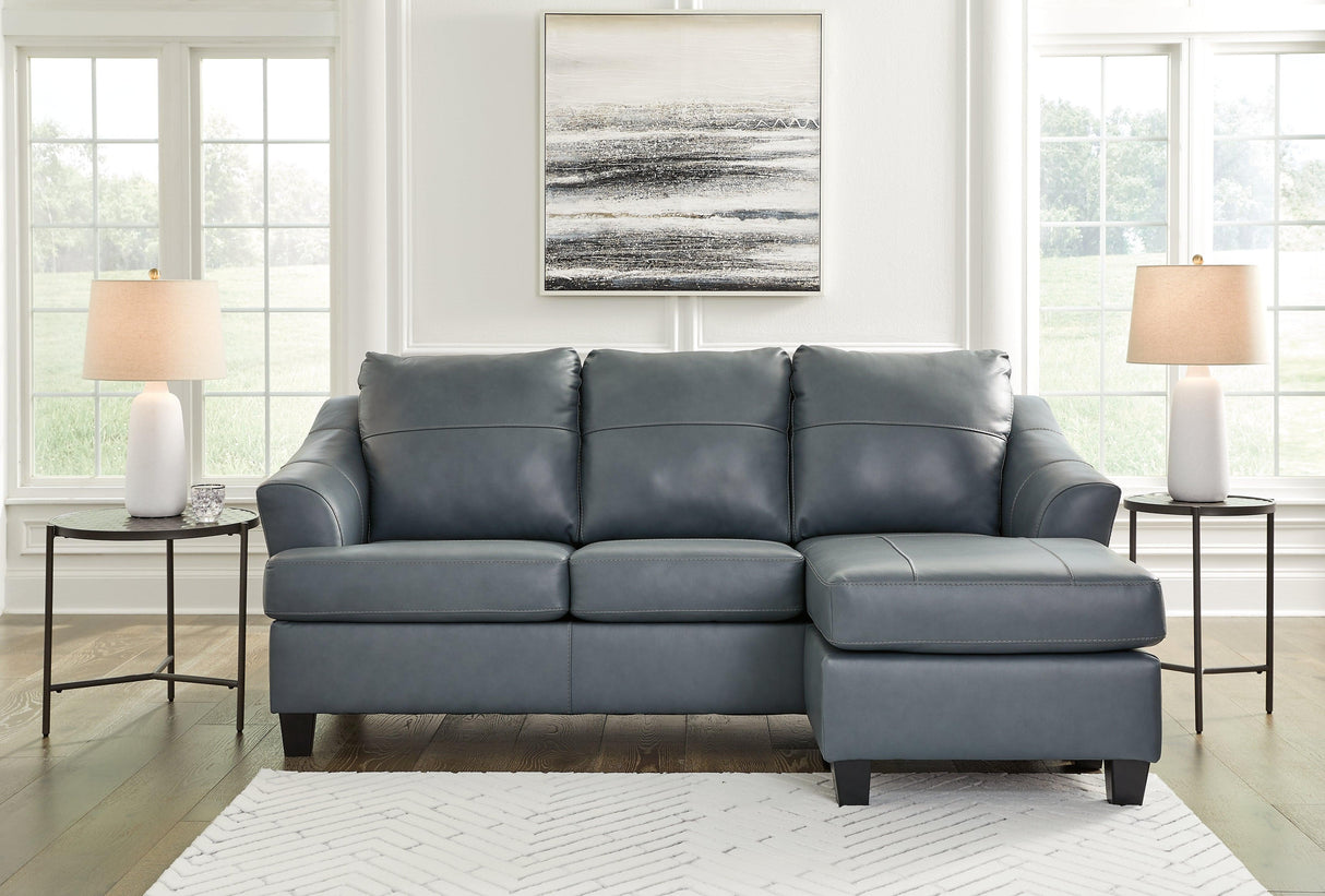 Genoa Steel Reversible Sofa Chaise by Ashley at Eve Furniture