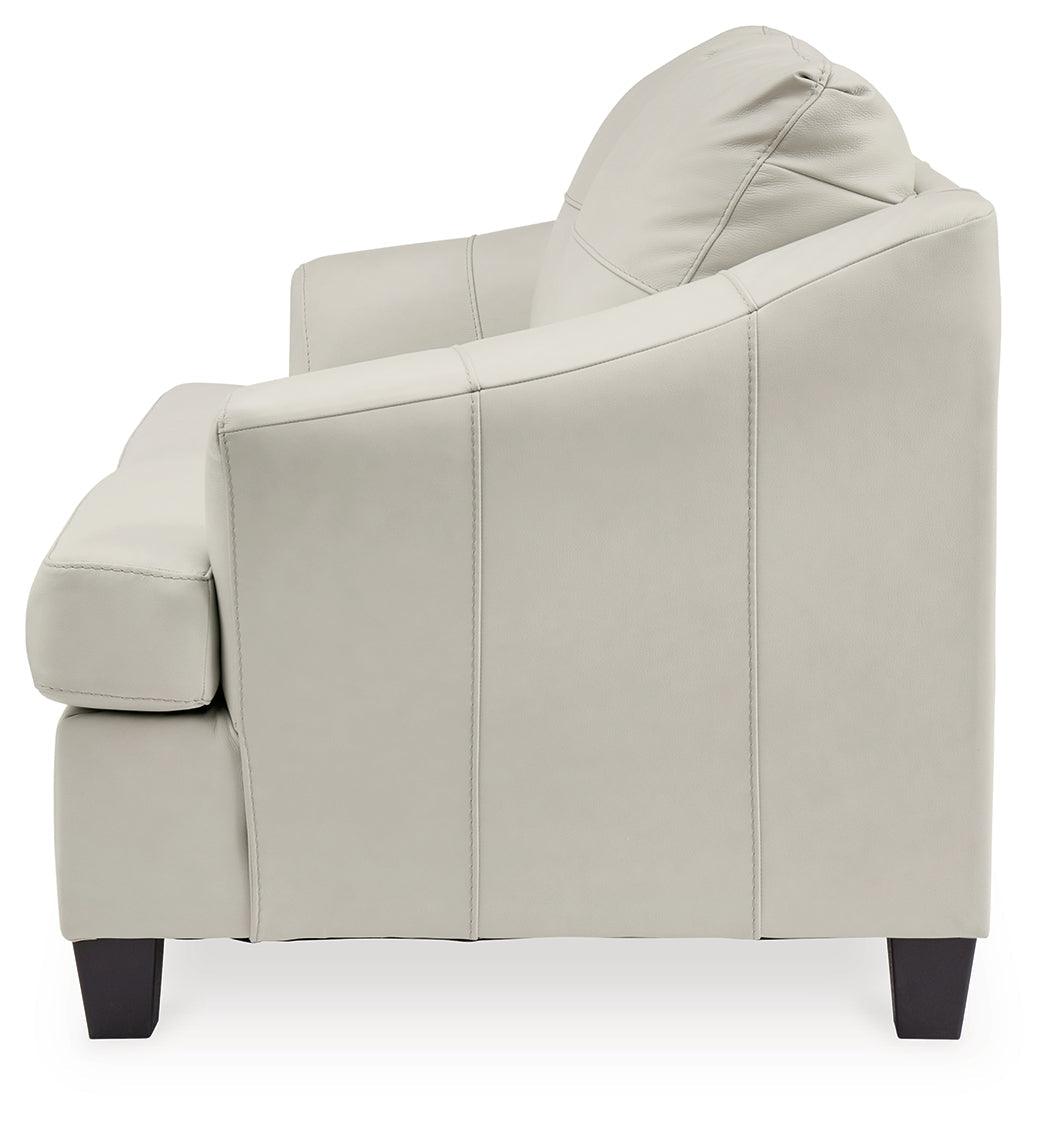 Genoa Coconut Loveseat by Ashley at Eve Furniture